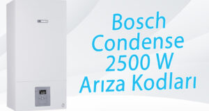 Bosch Condense 2500 W Hata Kodları